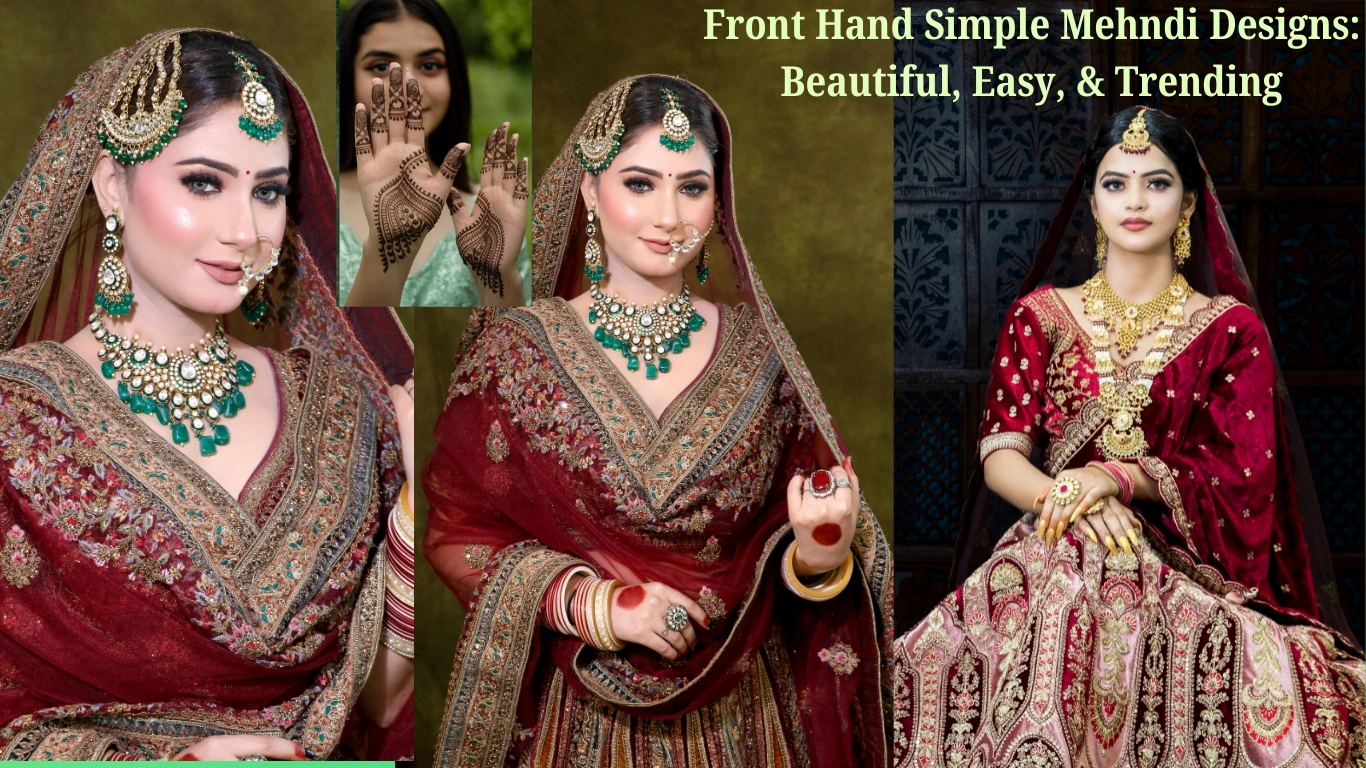 front hand simple mehndi designs beautiful, easy trending patterns